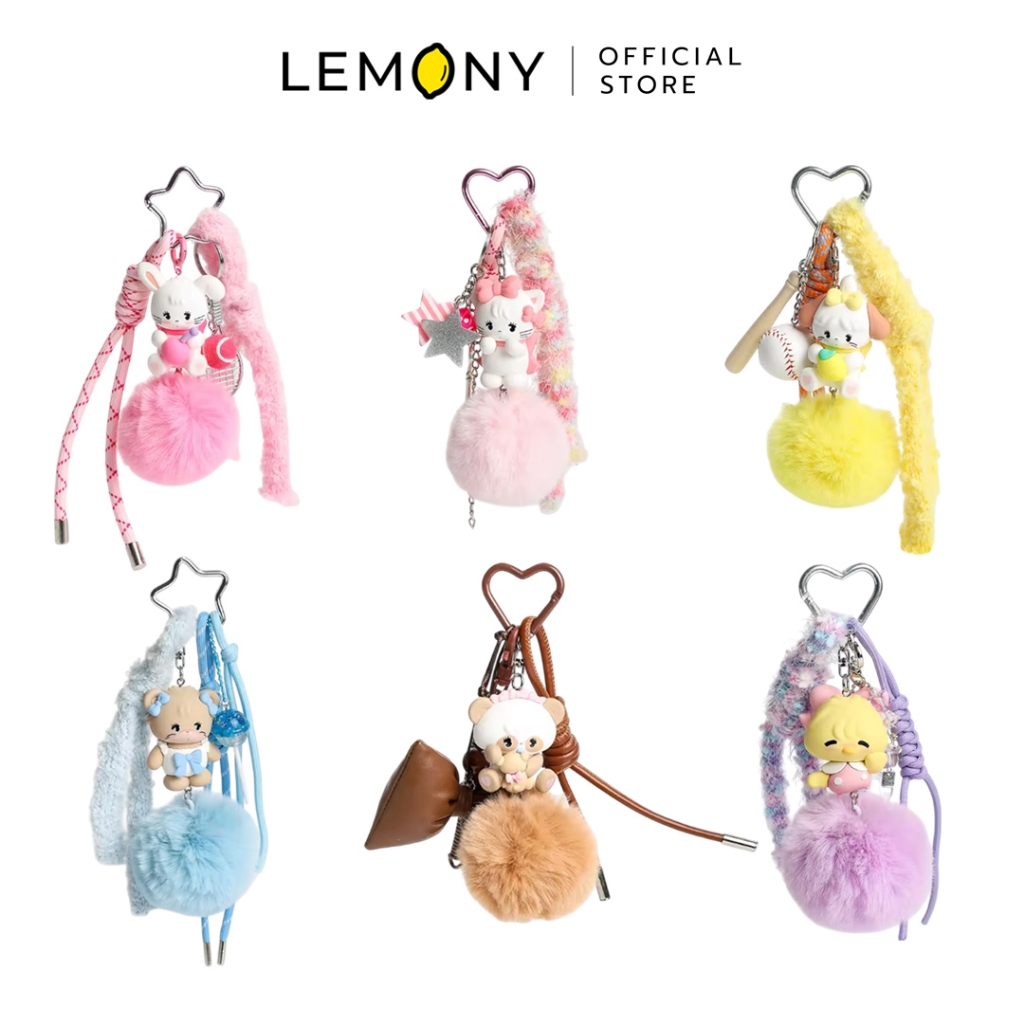 LEMONY กล่องจุ่มจี้ห้อย MIKKO Pompom Series รุ่น JS-0324