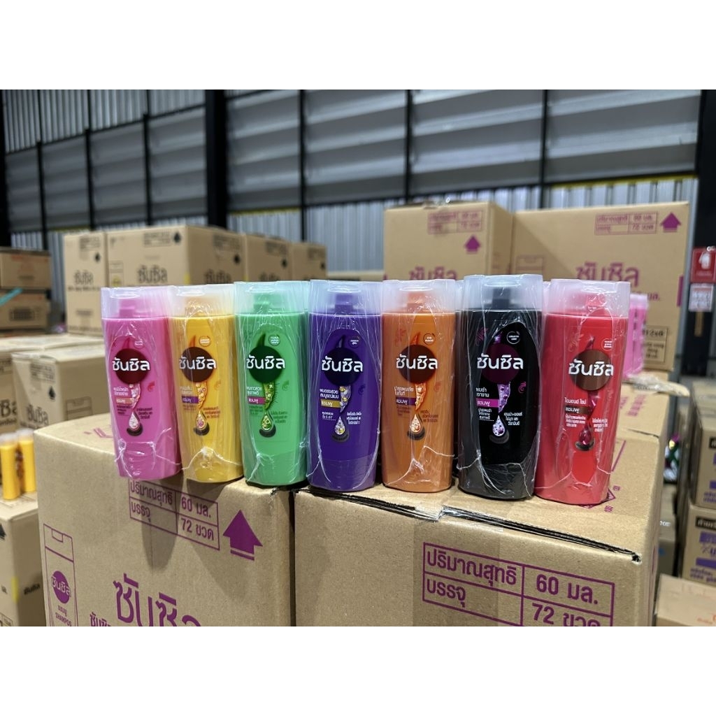 ซันซิล ยาสระผม ขนาด 60 มล. (แพ็ค6ขวด)