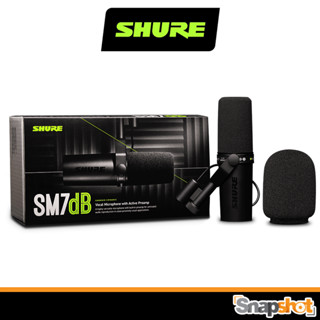 SHURE SM7dB ไมโครโฟนบันทึกเสียง พร้อม Preamp ในตัว ไมโครโฟนแ…