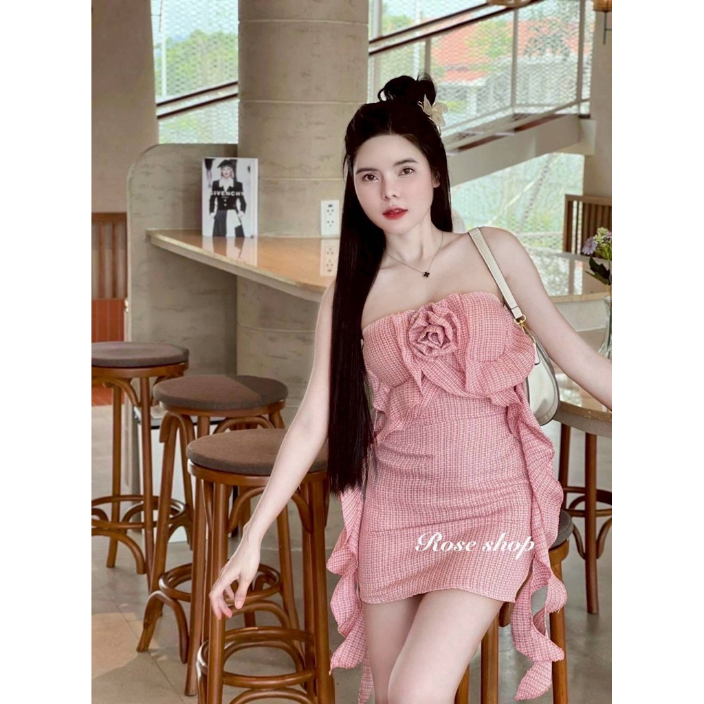 เซท2 ชิ้นผ้าทวิสทั้งชุด รุ่นแมงกะพรุน  เกาะอกเสริมฟองน้ำ มาพร้อมกระโปรงทรง A สวยแพงมาก ราคา ถูกที่สุด ดีลบีเคเค แกลเลอรีภาพที่ 5