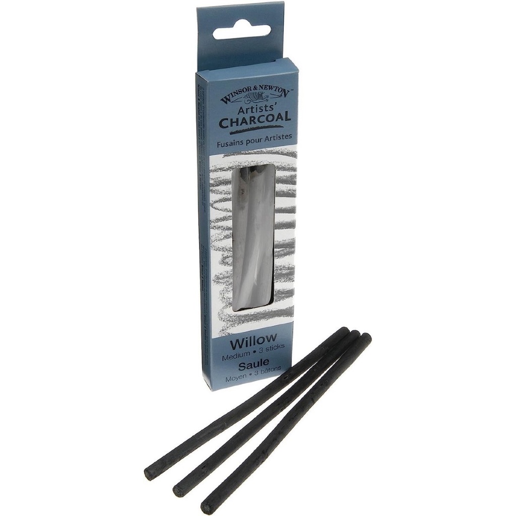 Winsor & newton Artists’ Willow Charcoal Set 3 / 12 I ชุดวิลโลว์ชาร์โคล