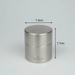 TRIAL MATCHA | KOGU Matcha Caddy กระปุกสแตนเลสฝาสุญญากาศ สำหรับเก็บผงมัทฉะและใบชา