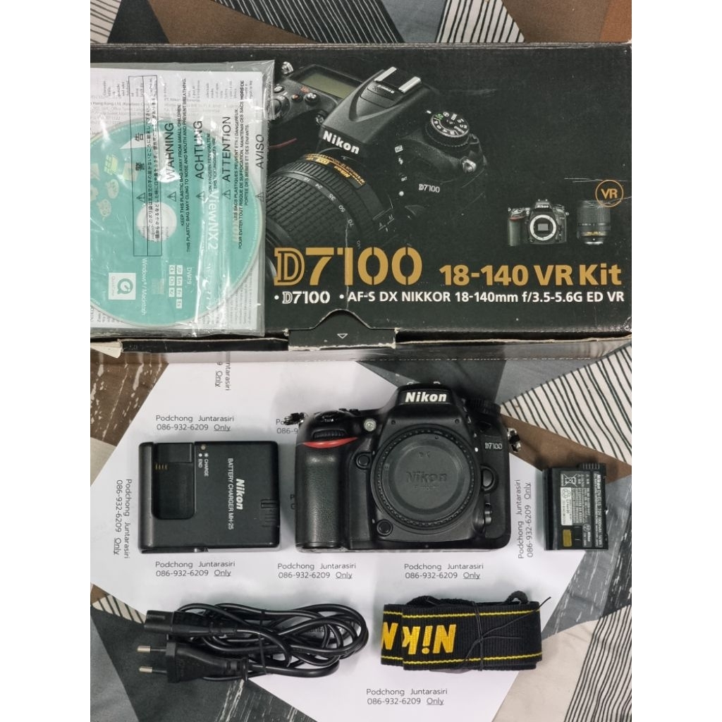 Nikon D7100 body มือสอง อดีตศูนย์ไทย สภาพสวยมาก ชัตเตอร์ 16000 เท่านั้น ตำหนิช่องมองภาพไม่แสดงข้อมูล
