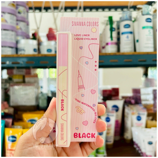 Sivanna Colors Love Liquid Eyeliner 0.8g #N1 Black. #N2 Brown