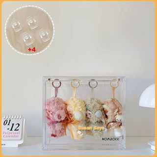 ตู้อะคริลิคห้อยตุ๊กตา ตู้ห้อยlabubu ตู้โชว์ตุ๊กตา แขวนตุ๊กตา ตู้ห้อยplush doll ตู้โชว์