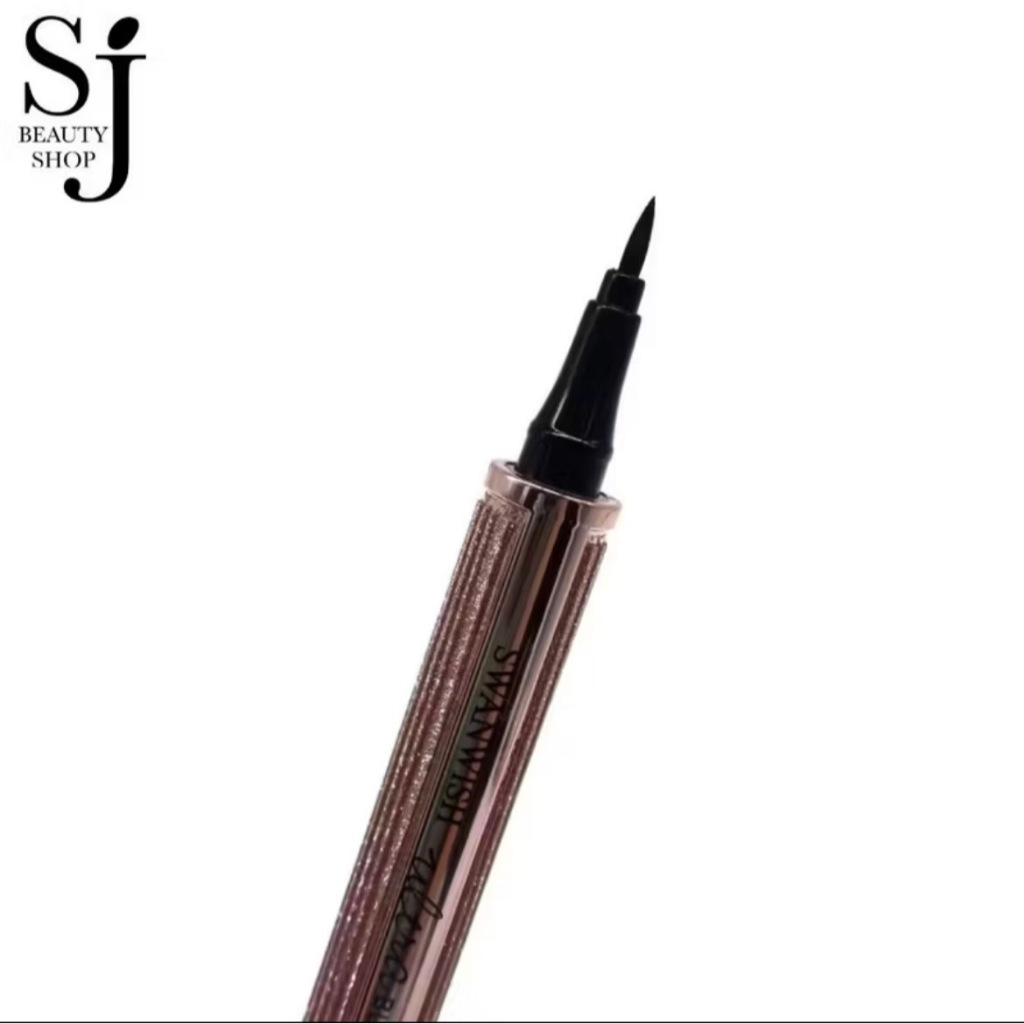 SWANWISH Eye and Lip Makeup อายและลิปสติก สีชัดเข้ม ติดทน (อายไลเนอร์, มาสคาร่าและลิควิดลิปสติก)