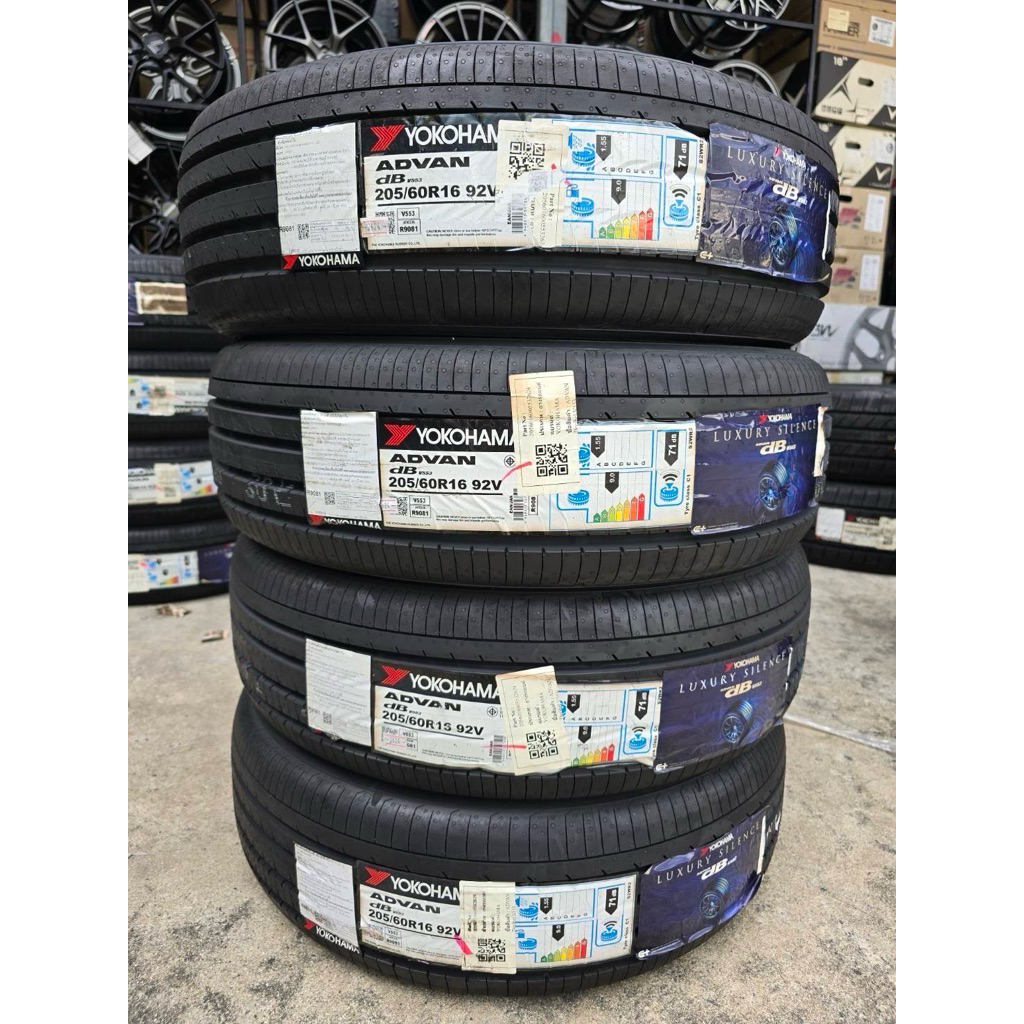 🚗🚕ยางyokohama v553 205/60/16 ปี24