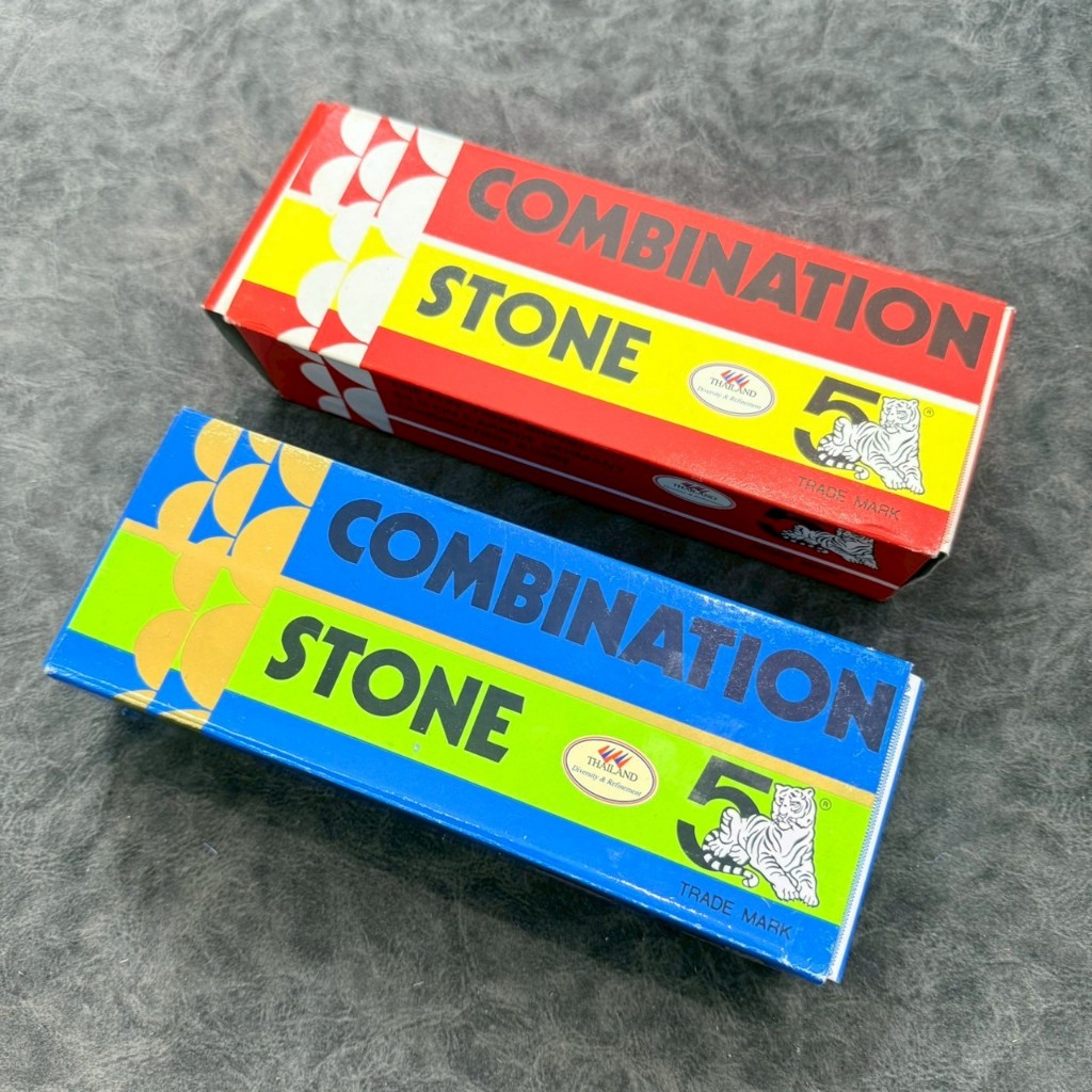 shopee preferred plusหินลับมีด ตรา 5เสือ ขนาด 8x2x1, 8x3x1, 8x3x2นิ้ว, สีแดง, สีฟ้าทอง, สีฟ้าขาว, สีดำ ที่ลับมีด หินฝนมี - รูปที่ 4