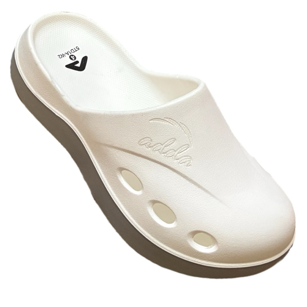 ADDA รุ่น 5TD1AW2 รองเท้าสวมหัวโต รองเท้าแตะผู้หญิง 4 สี ดำ,ขาว,เทา,ครีม ขนาด 4-6