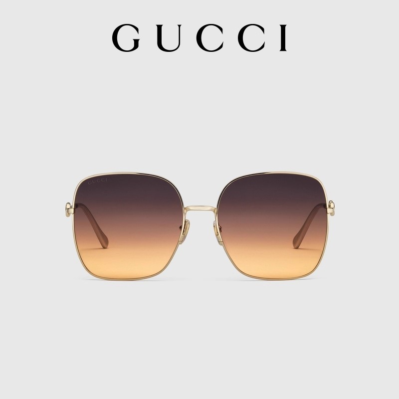 GUCCI  แว่นกันแดดกรอบสี่เหลี่ยม
