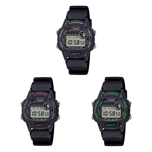 CASIO นาฬิกาข้อมือ สายเรซิ่น รุ่น W-220,W-220H,W-220H-1A,W-220H-1A2,W-220H-1A3