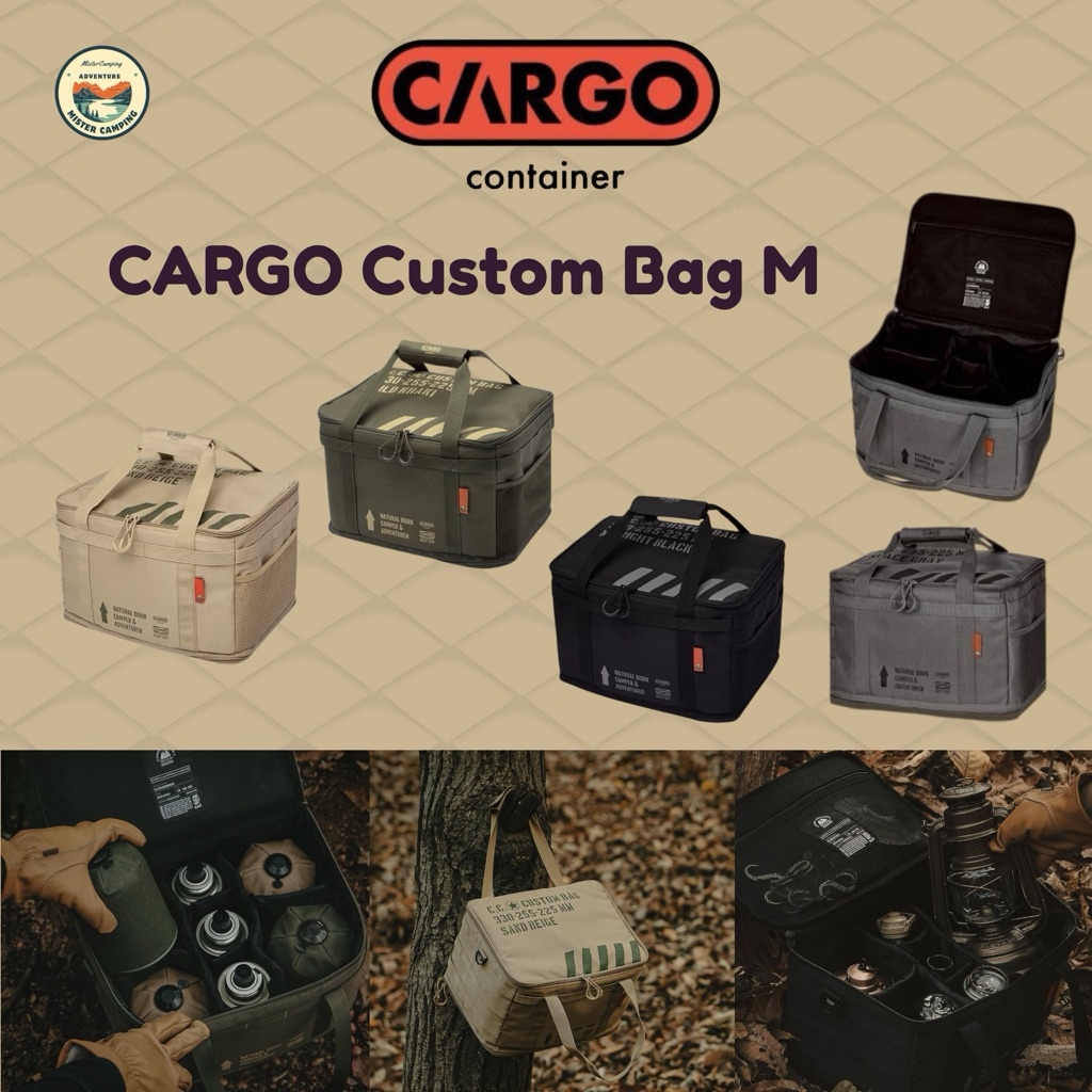 🔥พร้อมส่ง🔥 กระเป๋าเก็บอุปกรณ์แคมป์ CARGO Custom Bag M 🔥