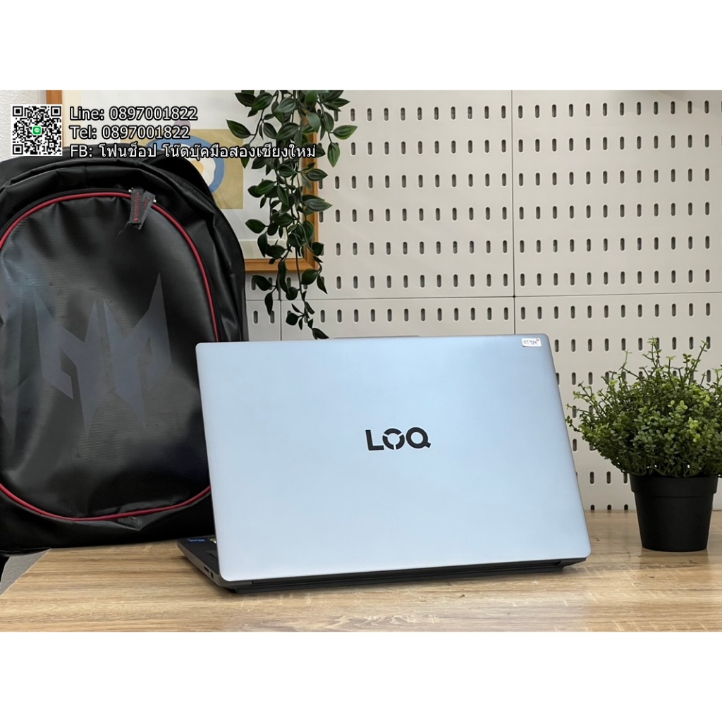 Lenovo LOQ 15IAX9E (RTX 3050 6 GB.) ราคา 20,900 บาท
