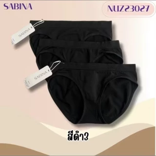 Sabina กางเกงชั้นใน ผ้าทอเอาวต่ำ ทรงบิกินี่ ซาบีน่า (แพ็ค3ตัว) Nuz23027