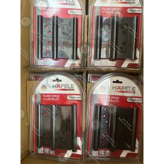 HAFELE 483.02.453 483.02.452 บานพับประตู แบบซ้อนปีก สแตนเลส บานพับบานเฟี้ยม 4x3 นิ้ว (แพ็ค 3 ตัว)