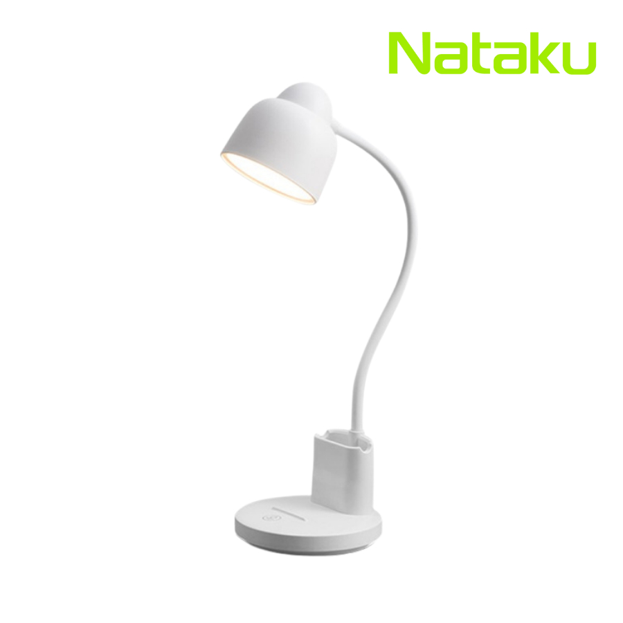 โคมไฟอ่านหนังสือ โคมไฟตั้งโต๊ะ ปรับได้ 3 สี ไร้สาย พร้อมหลอดไฟ มีที่วางมือถือ แข็งแรง ใช้งานง่าย Simple Light