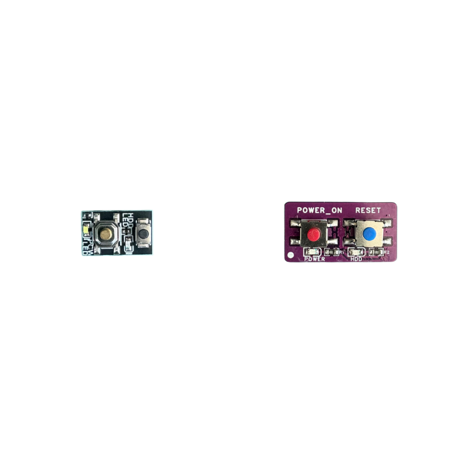 บอร์ดปุ่มเปิด-ปิดคอมพิวเตอร์ Power Switch Board พร้อมไฟแสดงสถานะ (ใช้กับเมนบอร์ด F_PANEL)