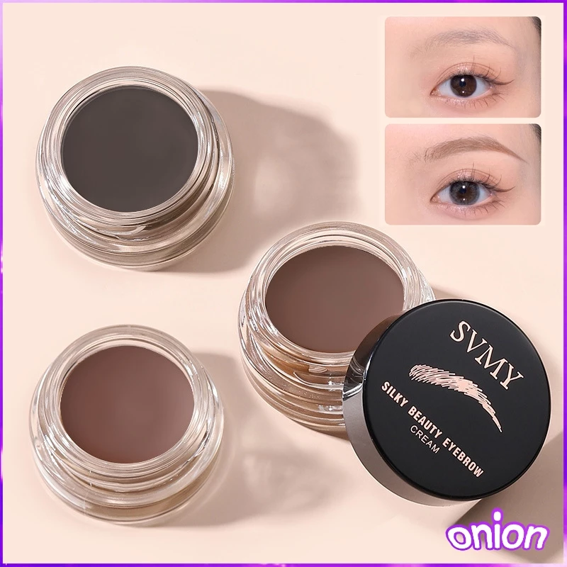 SVMY เจลเขียนคิ้วตลับ เนื้อครีม เกลี่ยง่าย กันน้ำ ติดทน ขนาด 6 กรัม 3 สี