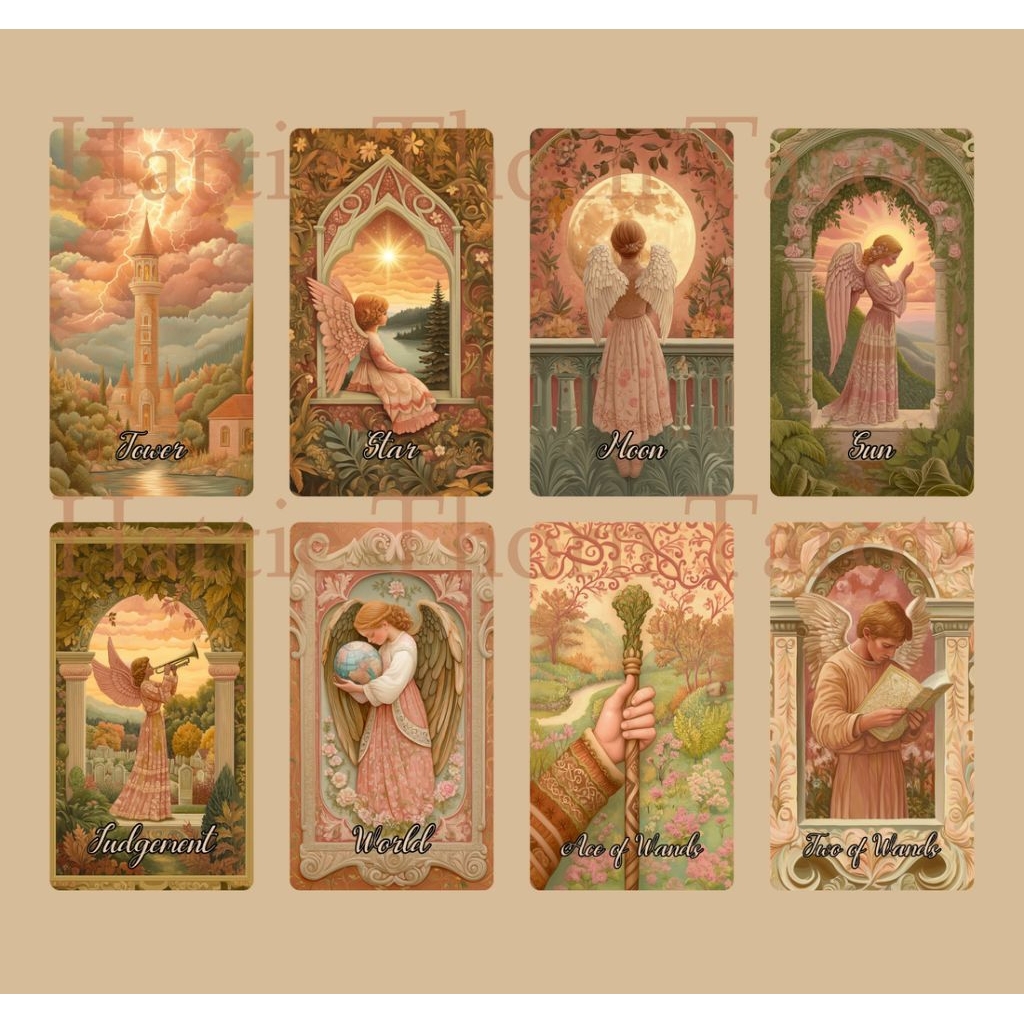 Angelic Bloom Tarot ไพ่ยิปซีแท้ภาพสวย ไพ่ทาโร่ต์ ไพ่ยิปซี Tarot Cards Decks - รูปที่ 2