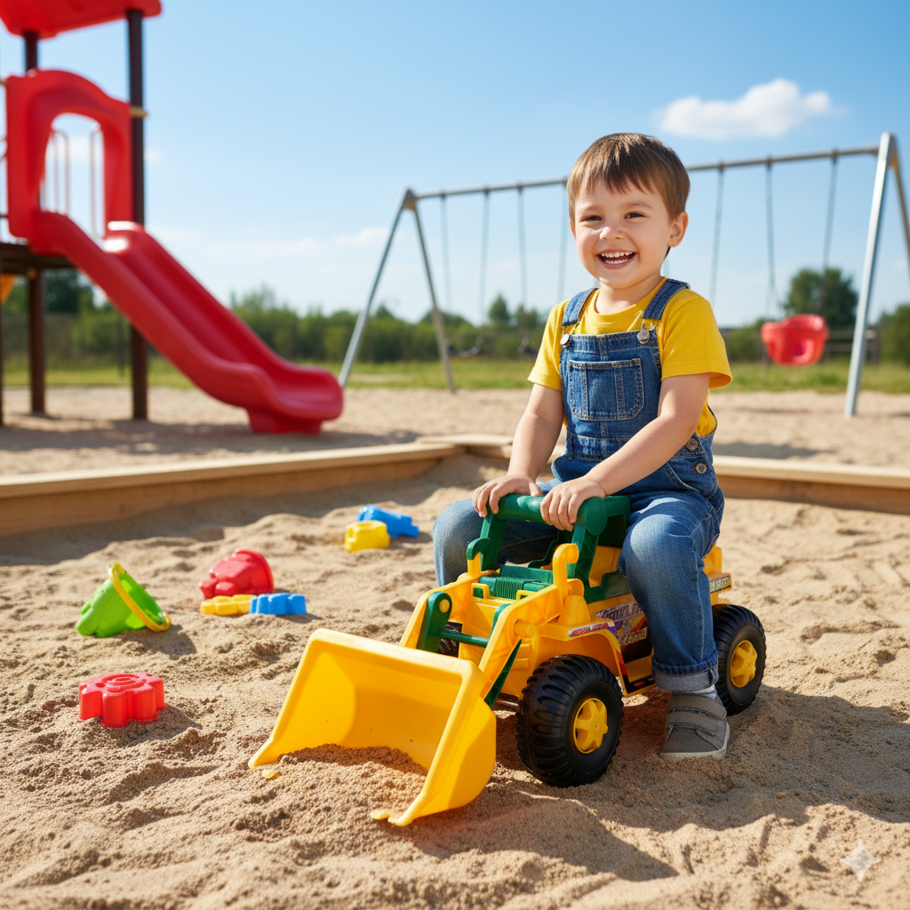 🚚METOYS รถขาไถสามสหาย รถก่อสร้างของเล่น 9766