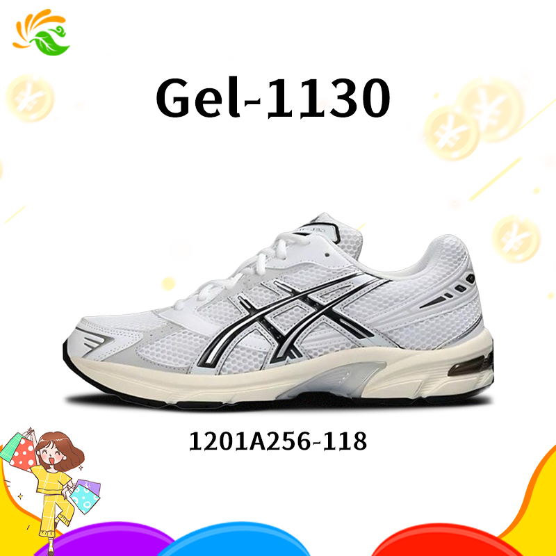 Asics Gel-1130 1201A256-118รับประกันของแท้ 100%รองเท้ากีฬาสำหรับชายหญิง