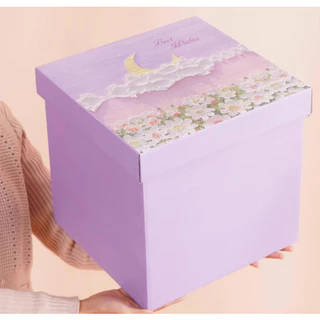 กล่องของขวัญ กล่องของขวัญใบใหญ่ กล่องเซอร์ไพรส์ให้ของขวัญวันเกิดวันครบรอบปีใหม่ ไม่พับขึ้นรูป สินค้าพร้อมส่ง