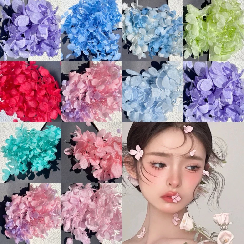 ดอกไม้ติดหน้า ดอกไม้ติดเเต่งผม เเต่งหน้า พร้อมส่งในไทย