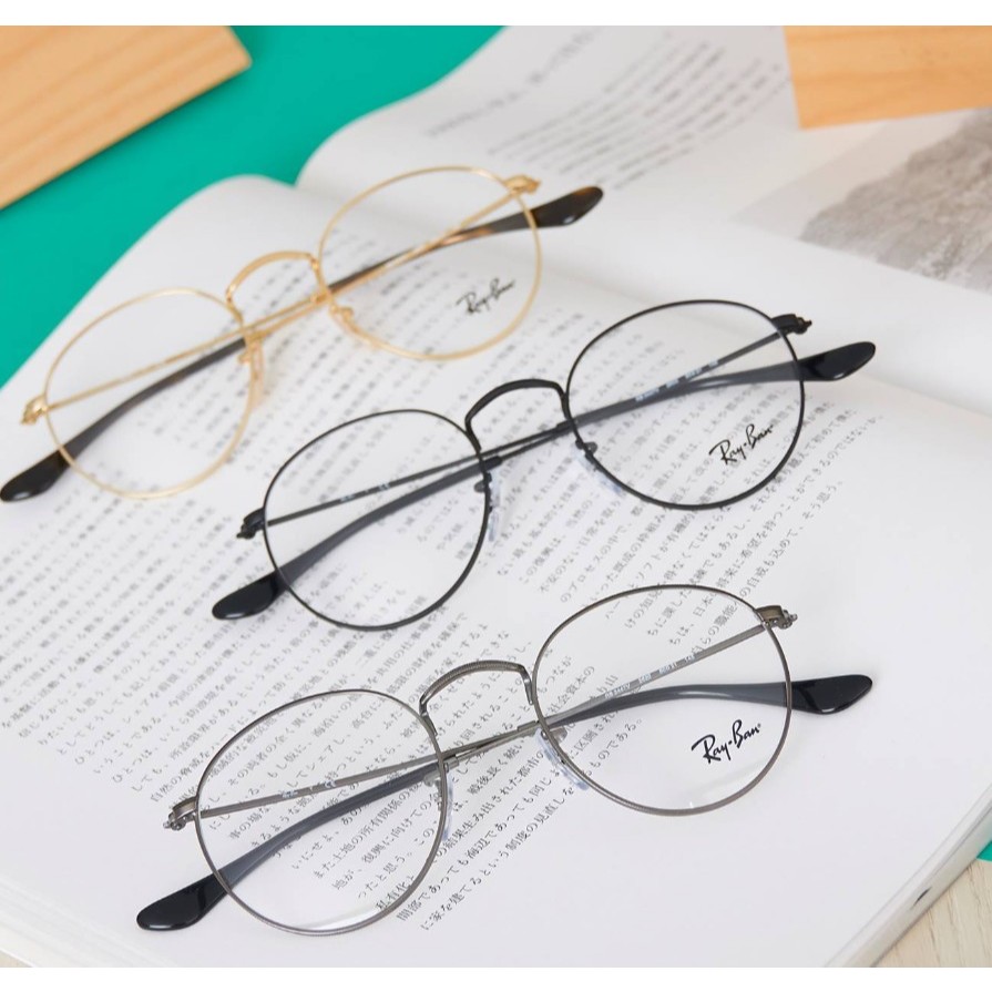 กรอบแว่นตา Ray-Ban : RX3447V Round Metal (ประกัน 2 ปีจากแบรนด์)