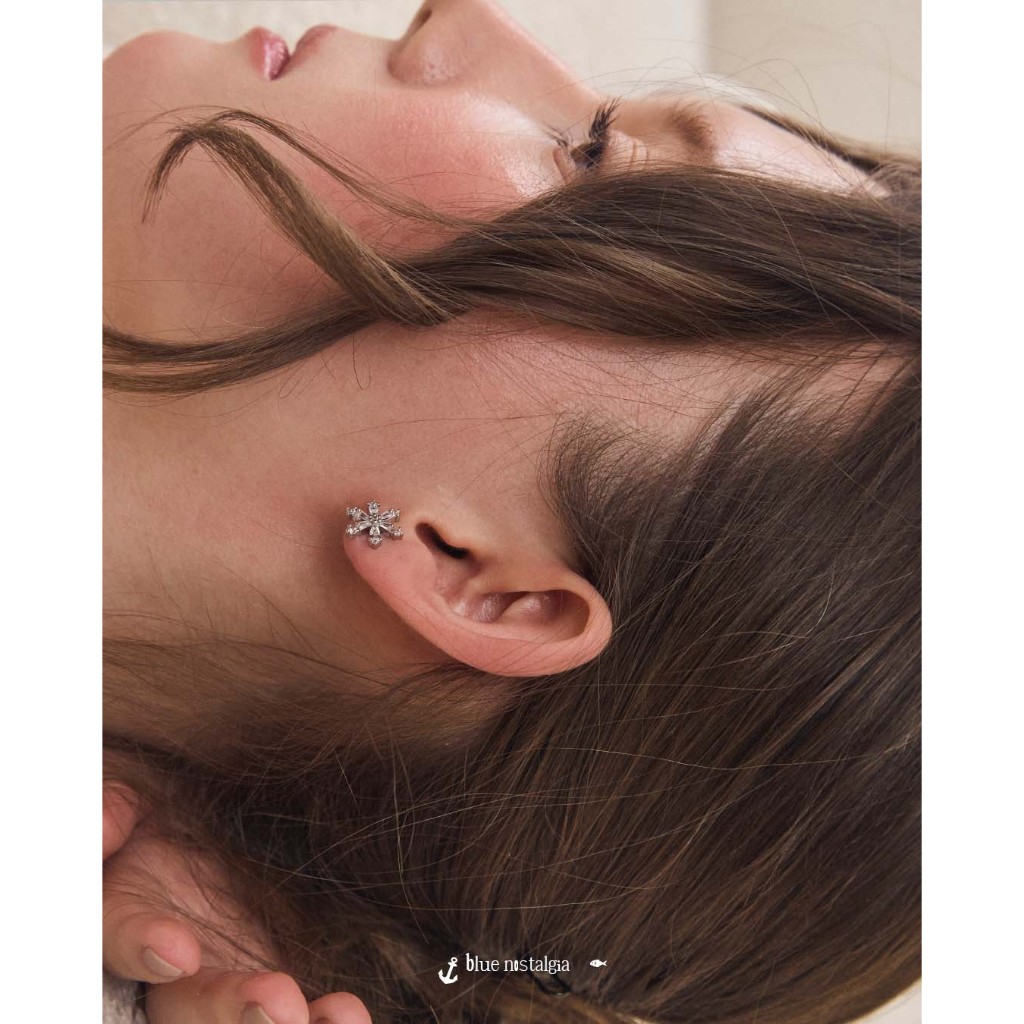 Julys - frosty earrings