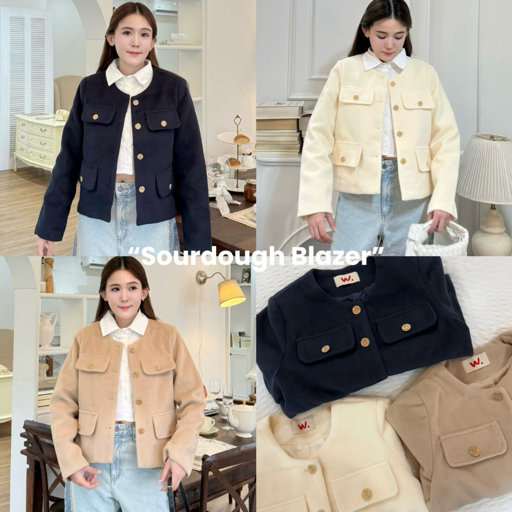 (wint.) SOURDOUGH BLAZER เบลเซอร์กันหนาว