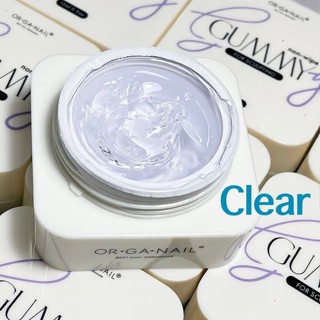 OR•GA•NAIL Gummy gel 2 สีตัวเลือก Clear/White เจลปั้นมือ กระ…