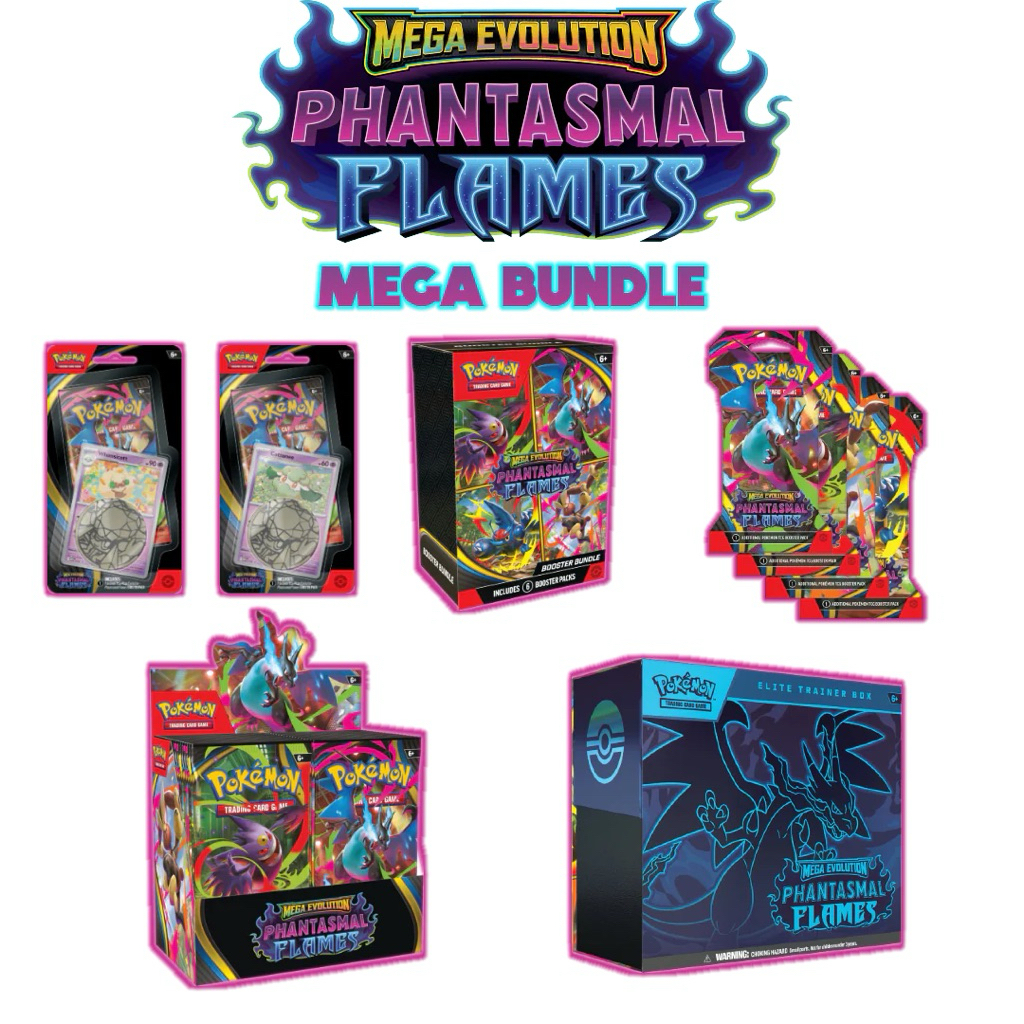 Mega Evolution : Phantasmal Flames Mega Bundle