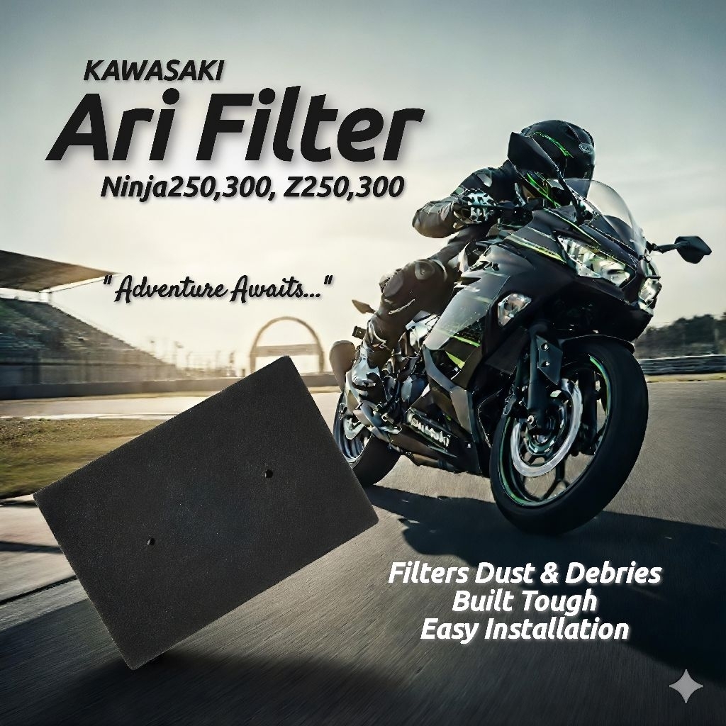 กรองอากาศ​ ไส้กรองอากาศ​ Kawasaki​ Ninja250,300, Z250,300