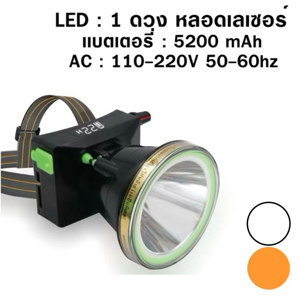 [TSM-2990 ]ไฟฉายคาดหัว ไฟคาดหัวแรงสูง ส่องไกล1000เมตร ไฟฉายLED แบตลิเธียม5200mAh ไฟกรีดยาง ไฟเดินป่าหัว ไฟคาดหัว - รูปที่ 5