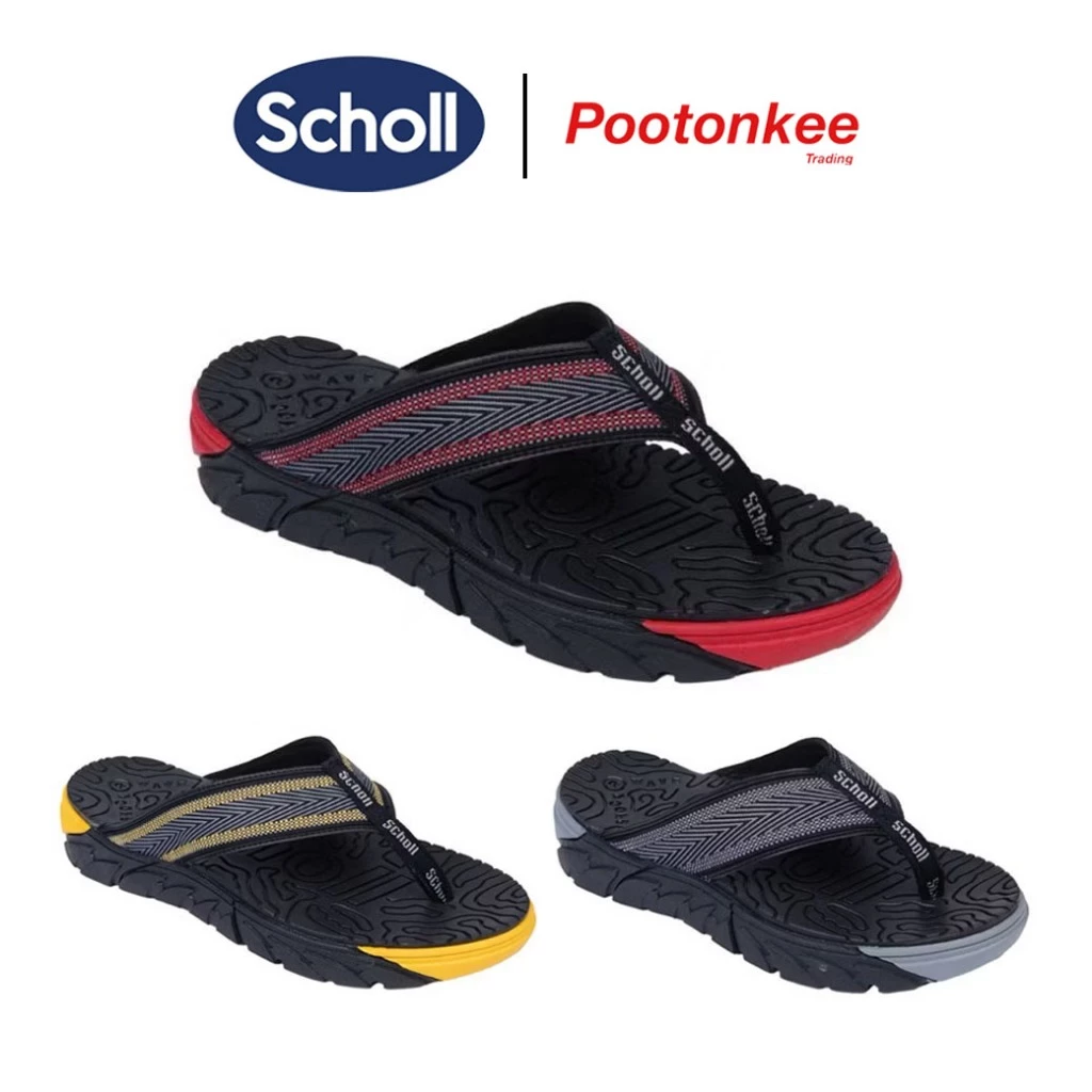 Scholl รองเท้าสกอลล์-บราซิลเลี่ยน v Brazillian V รองเท้าแตะคีบ สำหรับผู้ชายและผู้หญิง รองเท้าสุขภาพ General Comfort เบา