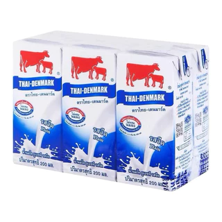 [ หมดอายุ 01-10/10/69 ] นมวัวแดง รสจืด UHT 180 มิล ยกลัง 36 กล่อง