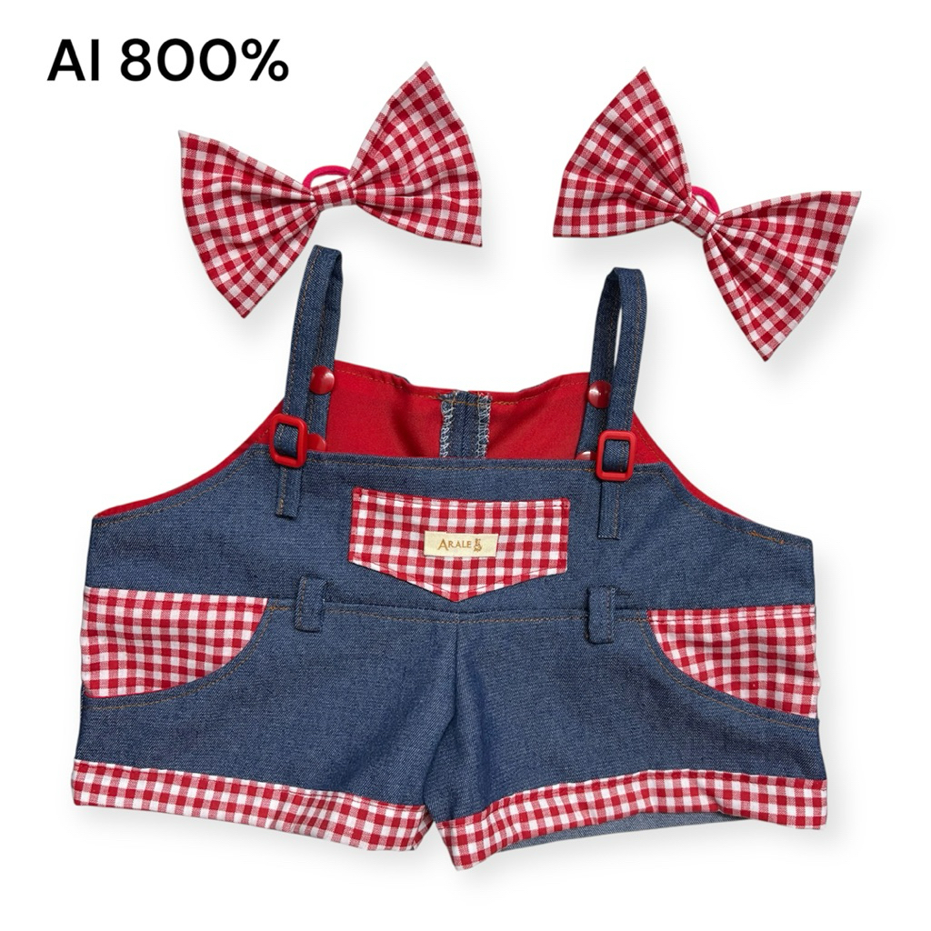 เสื้อผ้าตุ๊กตา ชุดตุ๊กตาเบบี้ทรี 800% AI ไม่รวมตุ๊กตา