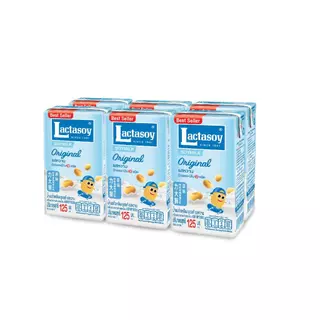 (X1ลัง) แลคตาซอย นมถั่วเหลือง ยูเอชที รสหวาน Lactasoy Original ขนาด 100มล.