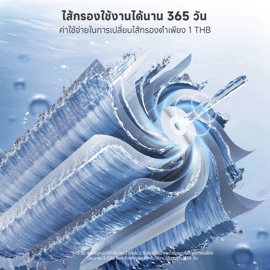 Simplus ไส้กรองเครื่องกรองน้ำ Ultra Filter ก๊อกสองทาง JSQH006LVXI - รูปที่ 2