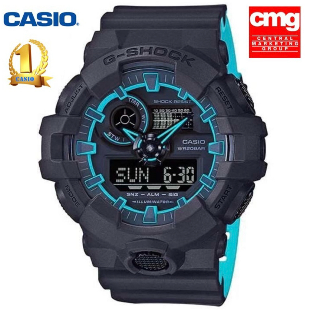 G-SHOCKรุ่นGA-700SE-1A2DR นาฬิกาคาสิโอของแท้ เหมาะสำหรับทุกวัย