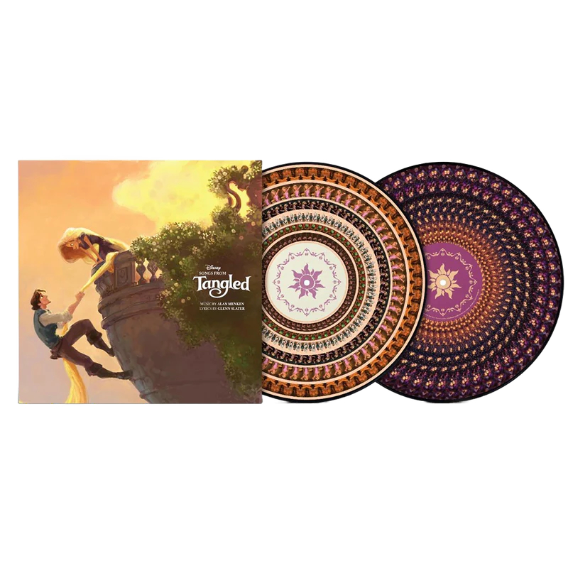 พร้อมส่ง🔥แผ่นเสียง Vinyl LP Songs from Tangled Collector's Edition Zoetrope Vinyl แผ่นไวนิล