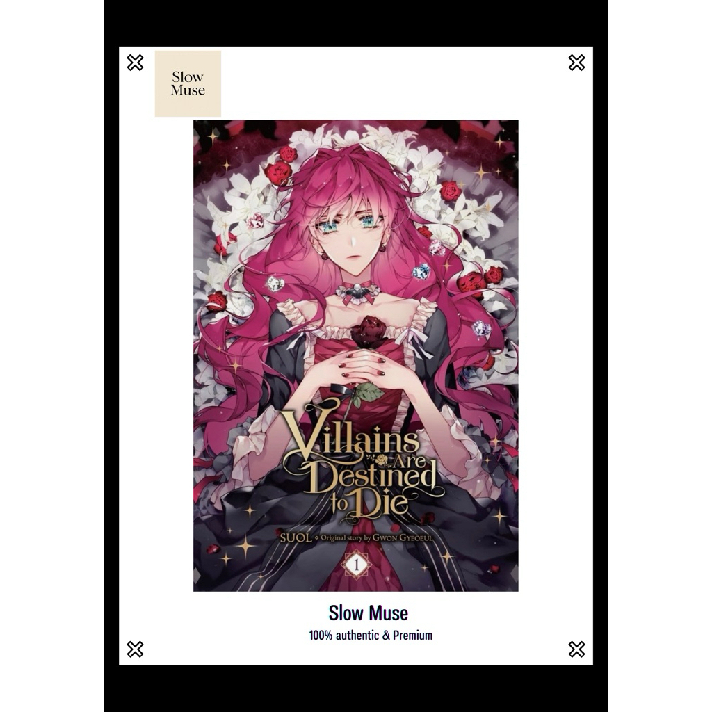 [พร้อมส่ง] หนังสือการ์ตูน manhwa  Villains Are Destined to Die English version
