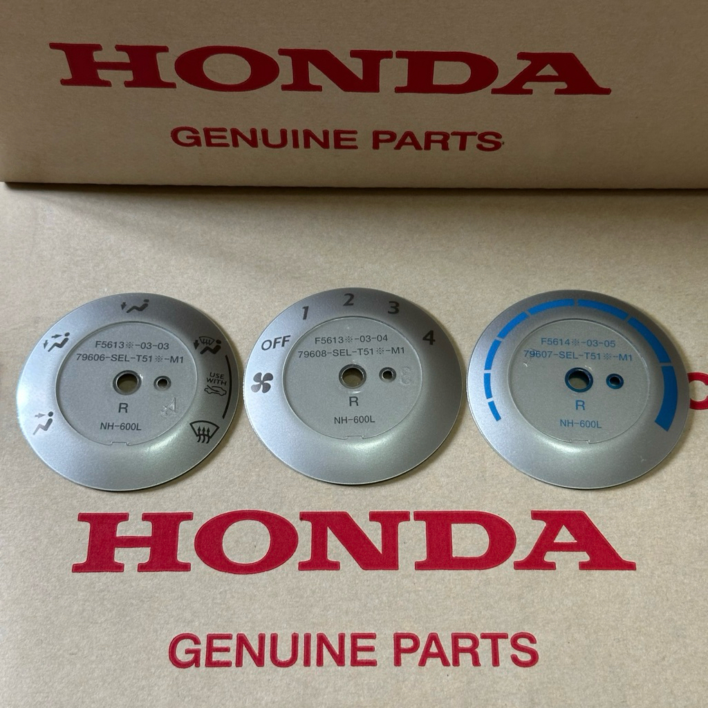 อะไหล่แท้ศูนย์ แผ่นบอกตำแหน่งแอร์ สีเทา CITY 2003-2008, JAZZ GD 2004-2007