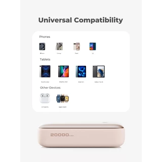 [Pink] AUKEY Spark Mini พาวเวอร์แบงค์ชาร์จเร็ว 10000 / 20000mAh PD 20W & SCP 22.5W PB-Y55/PB-Y57