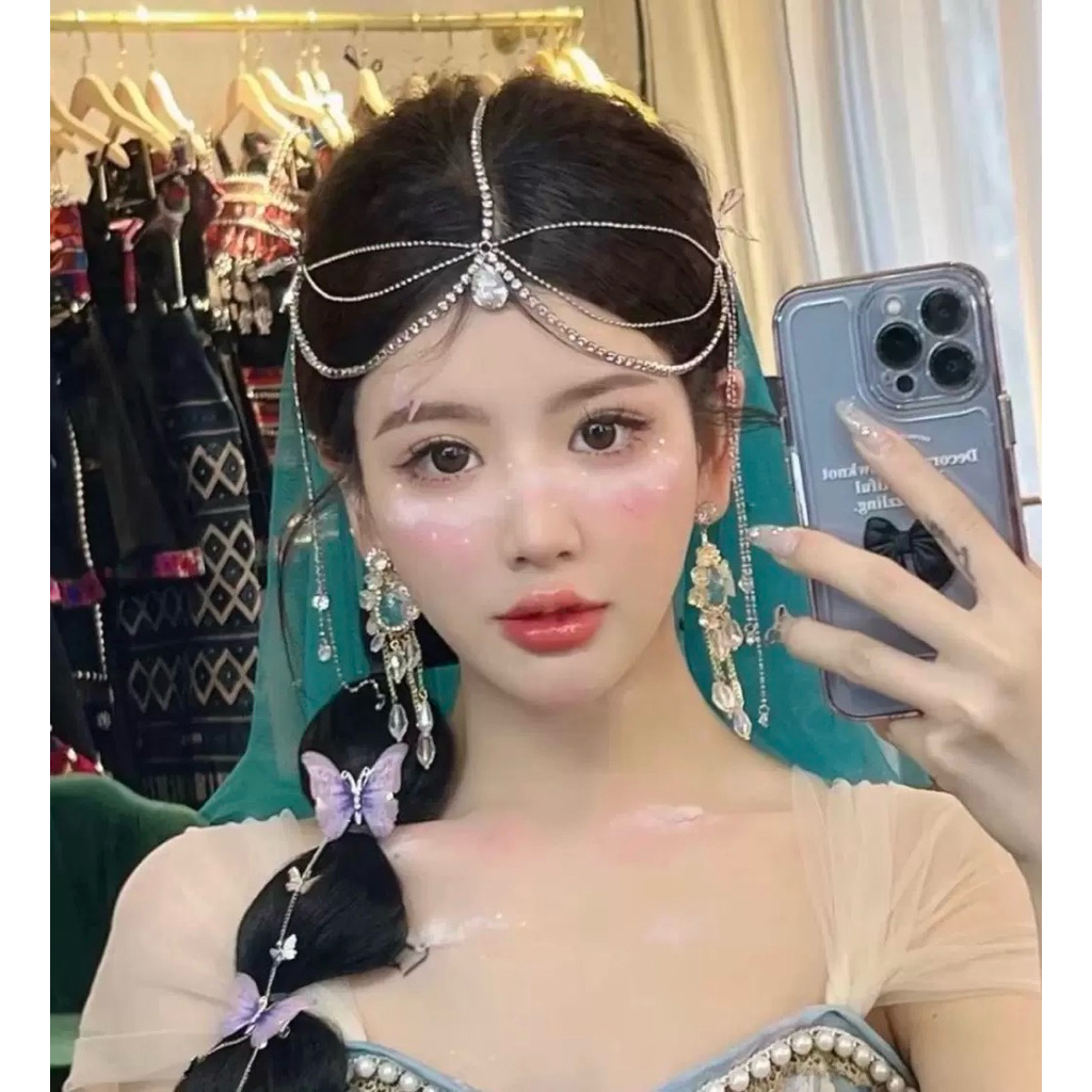 ผมที่คาดผม ประดับผม สายโซ่คล้องศีรษะ สไตล์โบฮีเมียน เกรดพรีเมี่ยม สืนค้าพร้อมส่งจากไทย🇹🇭