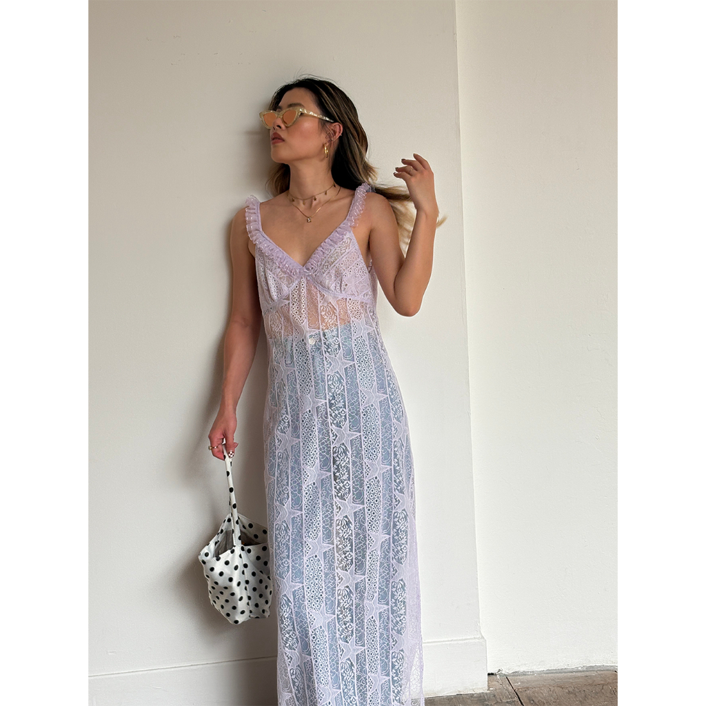 Mellow Everyday - Amore dress เดรส ลูกไม้ ทอลาย