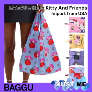 [BAGGU] พร้อมส่งกระเป๋าBAGGU X Hello Kitty And Friends Stand…