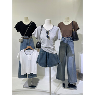 เสื้อยืดคอกลม เบสิค ใส่ได้ทุกวัน MATINEE 🩷