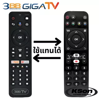 รีโมทกล่องทีวี 3BB GIGA TV Box Remote Control