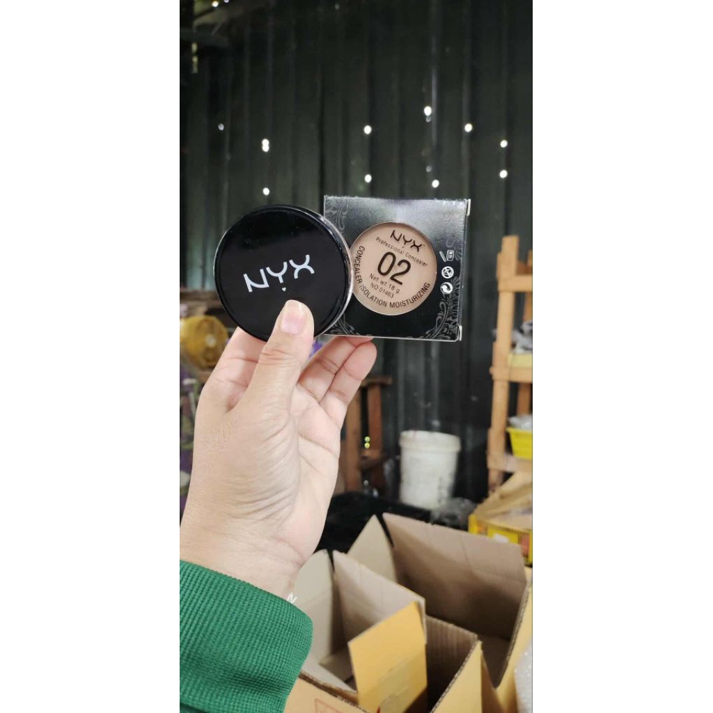 คอนซีลเลอร์ NYX 02 ปกปิดริ้วรอยได้ดี  (แบบตลับ)18ml.พร้อมส่ง